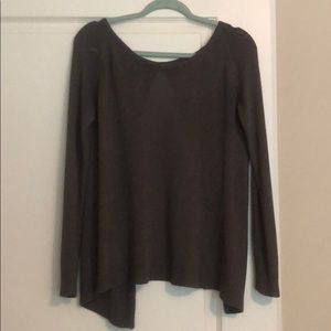 100% cotton backless lightweight sweater